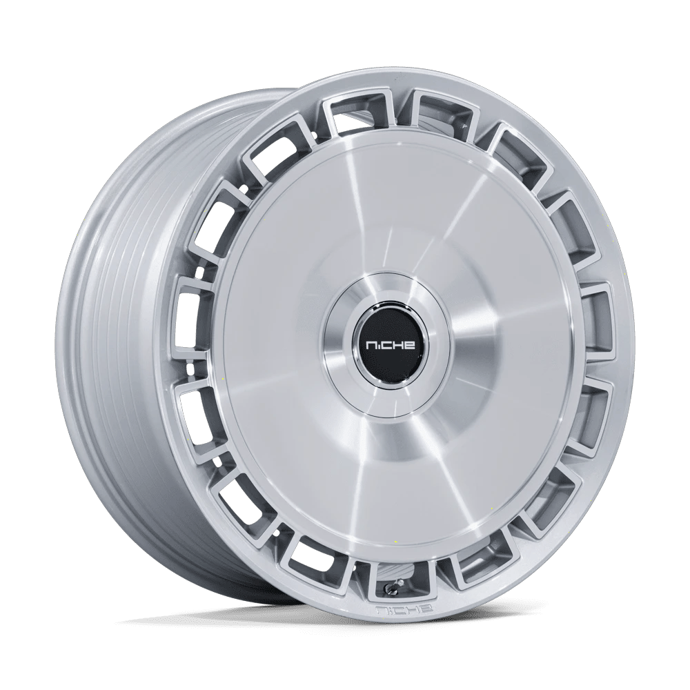 Niche 1PC NC287 VENICE 20x10.5 ET45 5x107.9/112 Gloss Silver w/ Machined Face