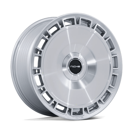 Niche 1PC NC287 VENICE 20x10.5 ET40 5x112/4.5 Gloss Silver w/ Machined Face