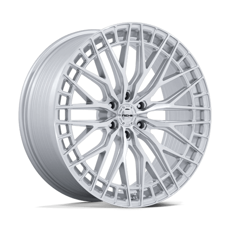Niche 1PC NC288 GENOA 24x10 ET20 6x139.7 Gloss Silver w/ Machined Face