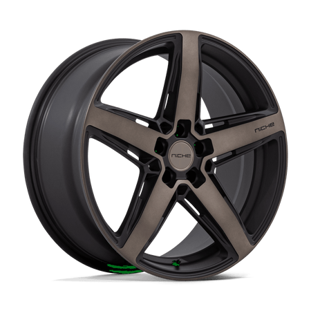 Niche 1PC M271 TERAMO 20x9.5 ET25 5x114.3 Matte Black w/ Double Dark Tint