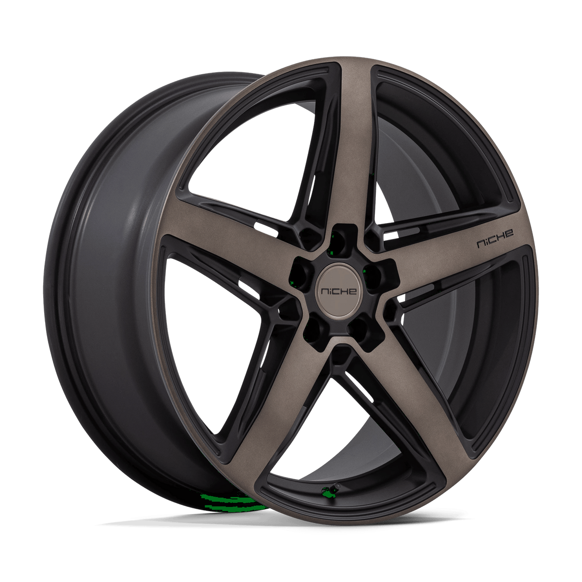 Niche 1PC M271 TERAMO 20x9 ET25 5x112 Matte Black w/ Double Dark Tint