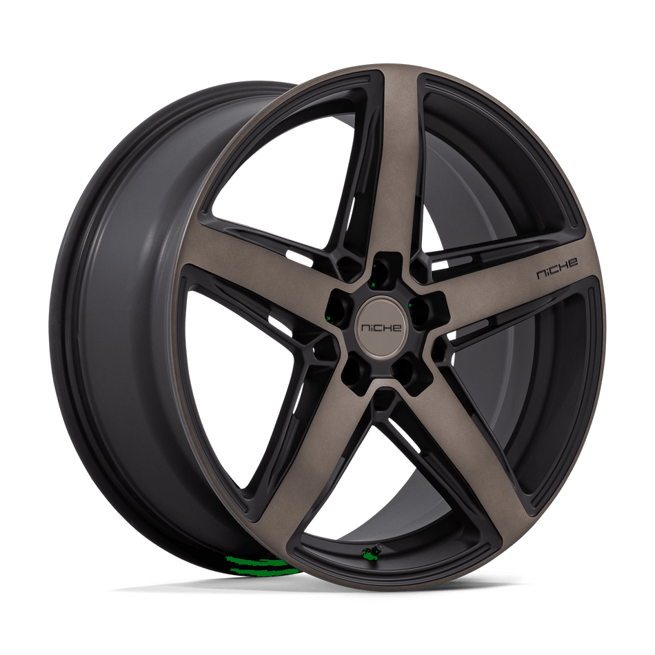 Niche 1PC M271 TERAMO 20x9 ET25 5x112 Matte Black w/ Double Dark Tint