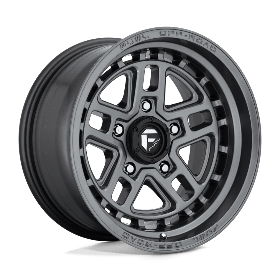 Fuel 1PC D668 NITRO 17x9 ET-12 5x127 Matte Gunmetal