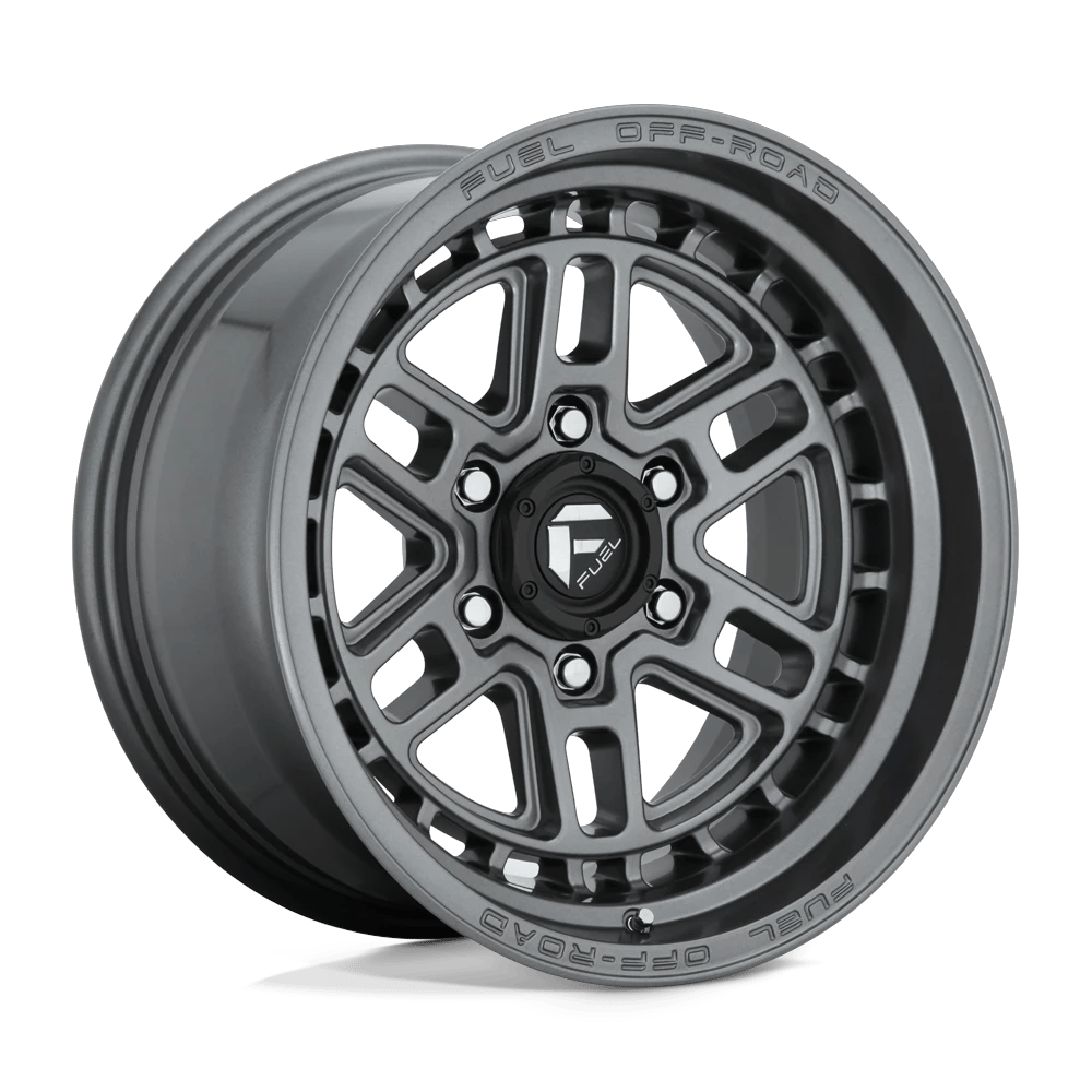 Fuel 1PC D668 NITRO 17x9 ET-12 6x139.7 Matte Gunmetal