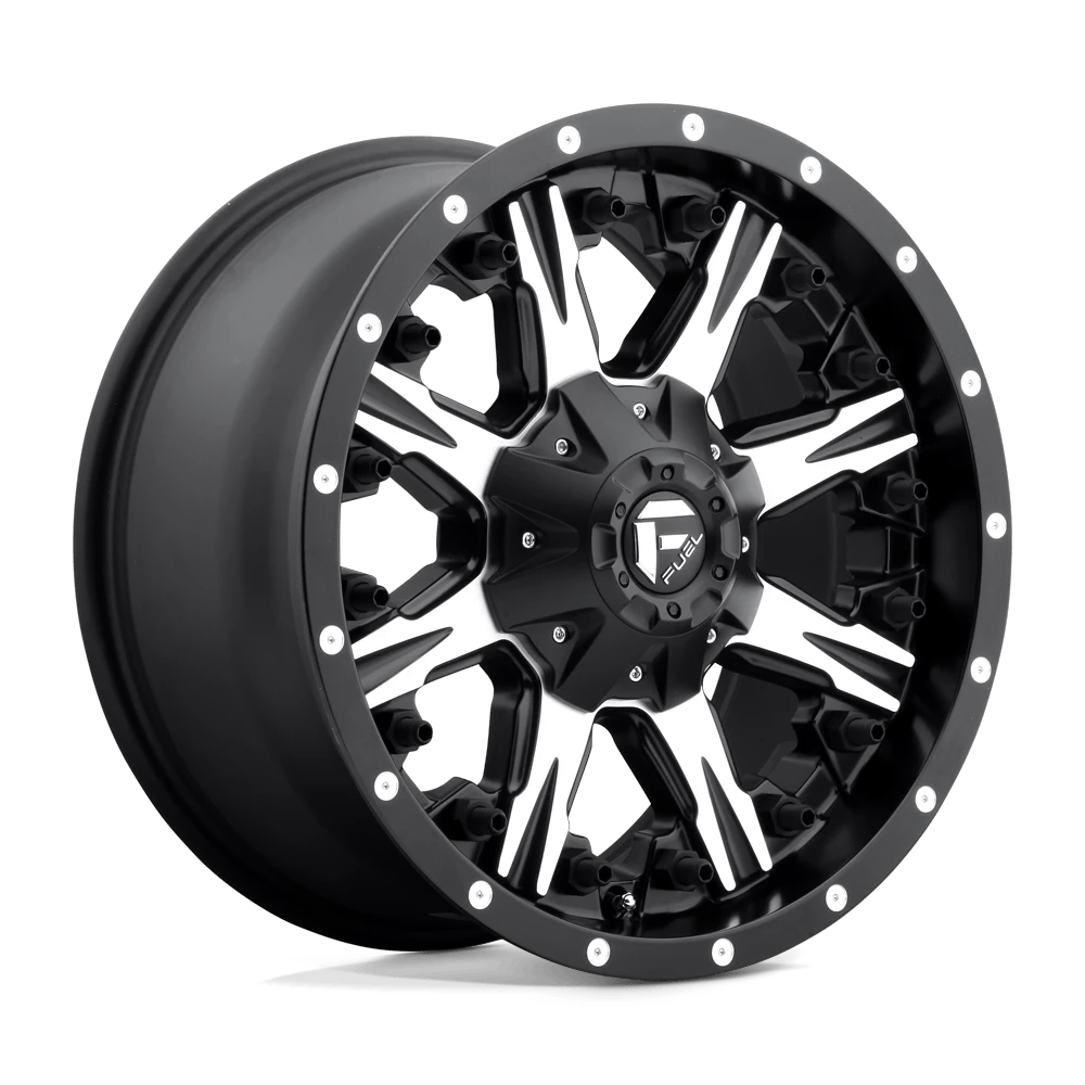 Fuel 1PC D541 NUTZ 20x10 ET-12 8x165.1 Matte Black Machined