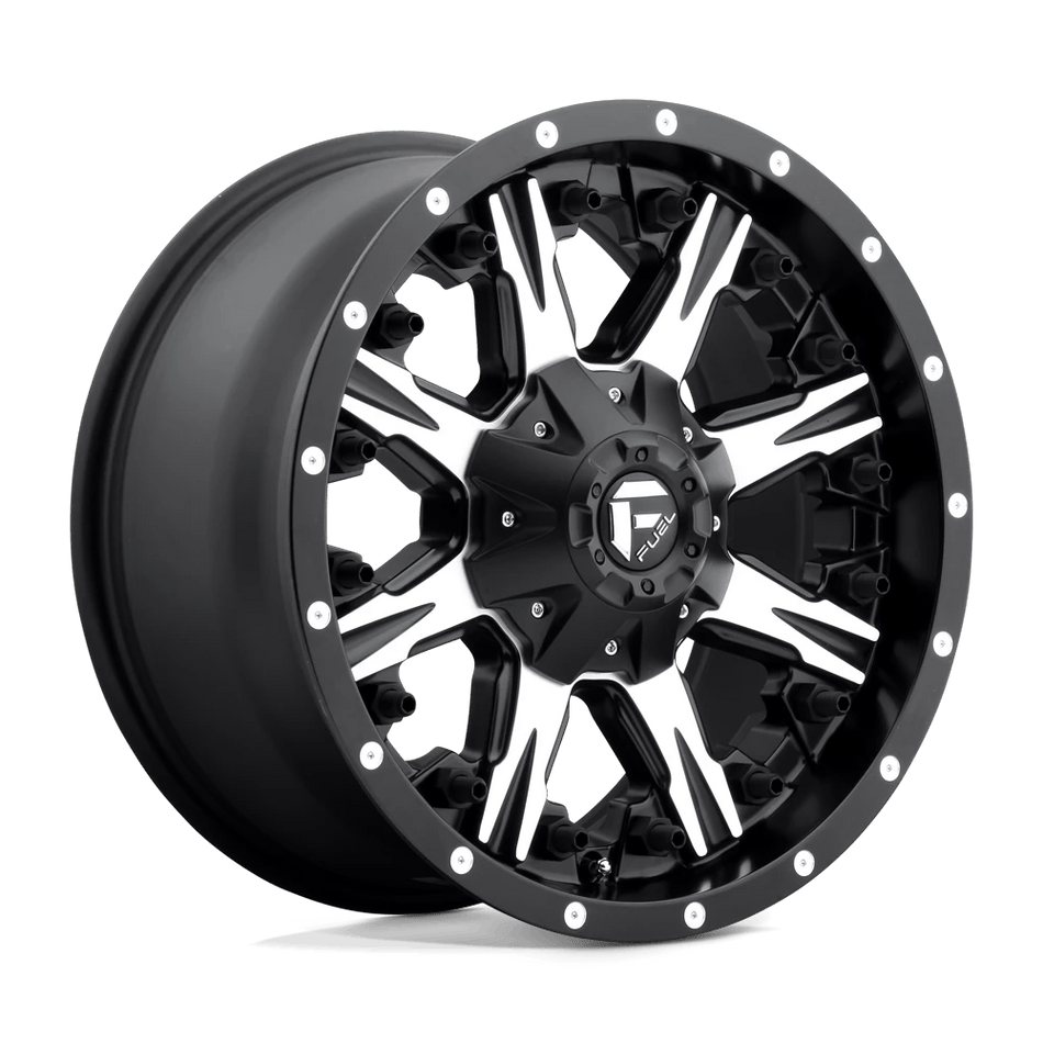 Fuel 1PC D541 NUTZ 20x10 ET-12 8x165.1 Matte Black Machined