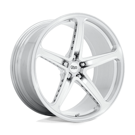 OHM AMP 21x9 ET25 5x120 Silver Machined