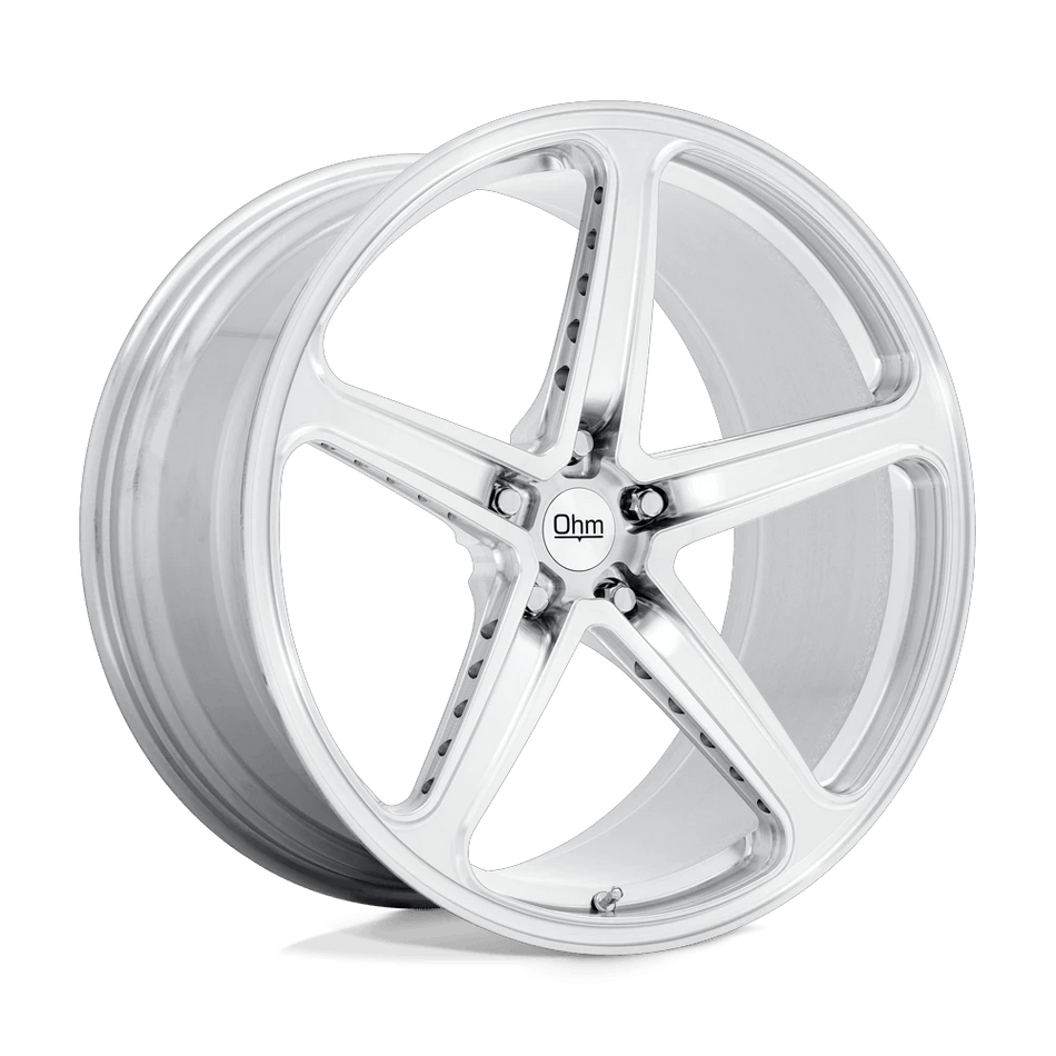 OHM AMP 21x9 ET25 5x120 Silver Machined
