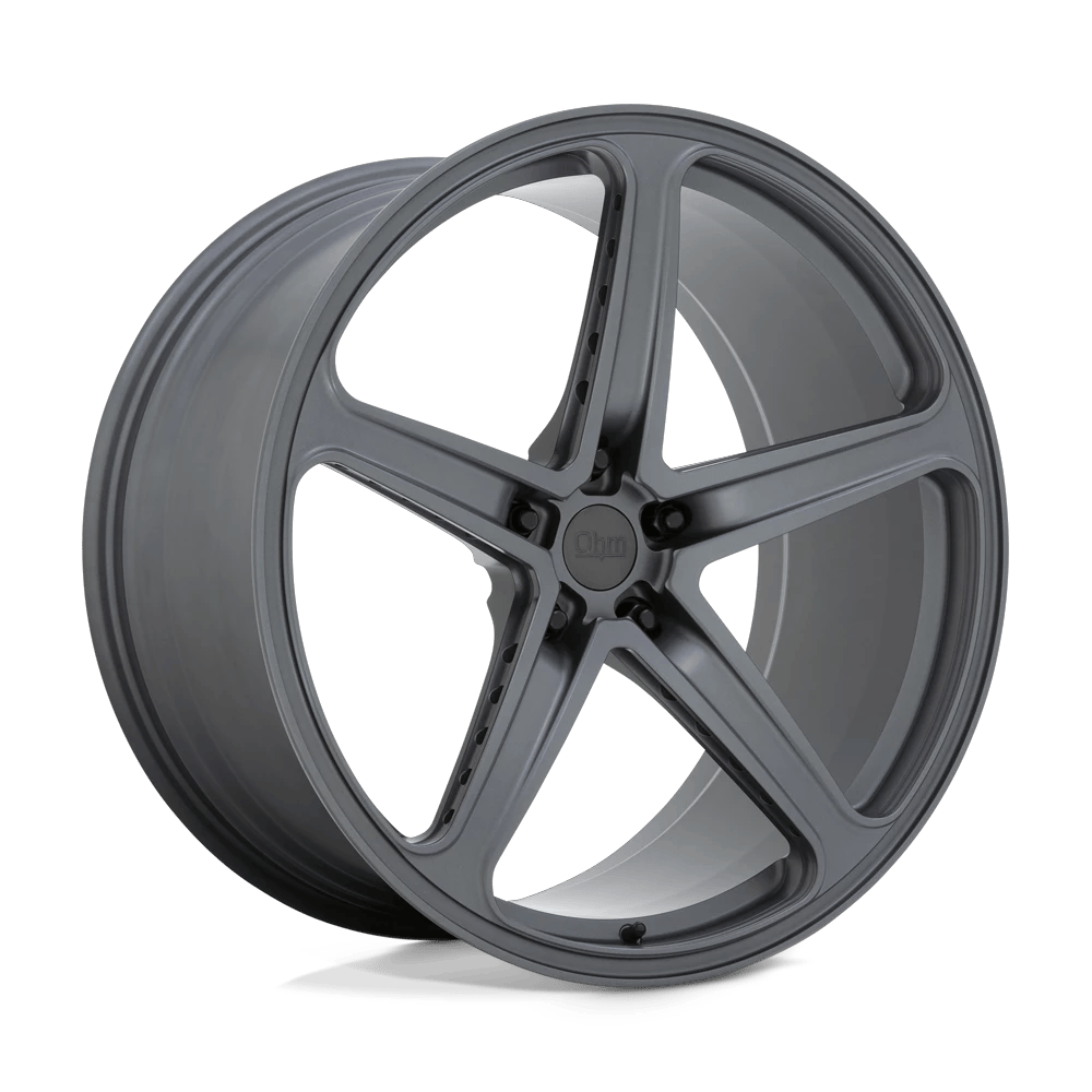 OHM AMP 21x9 ET25 5x120 Matte Gunmetal