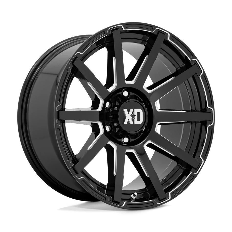 XD XD847 OUTBREAK 20x10 ET12 6x135 Gloss Black Milled