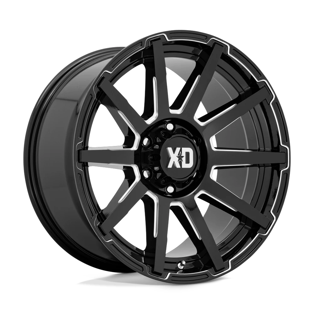 XD XD847 OUTBREAK 20x10 ET12 6x139.7 Gloss Black Milled