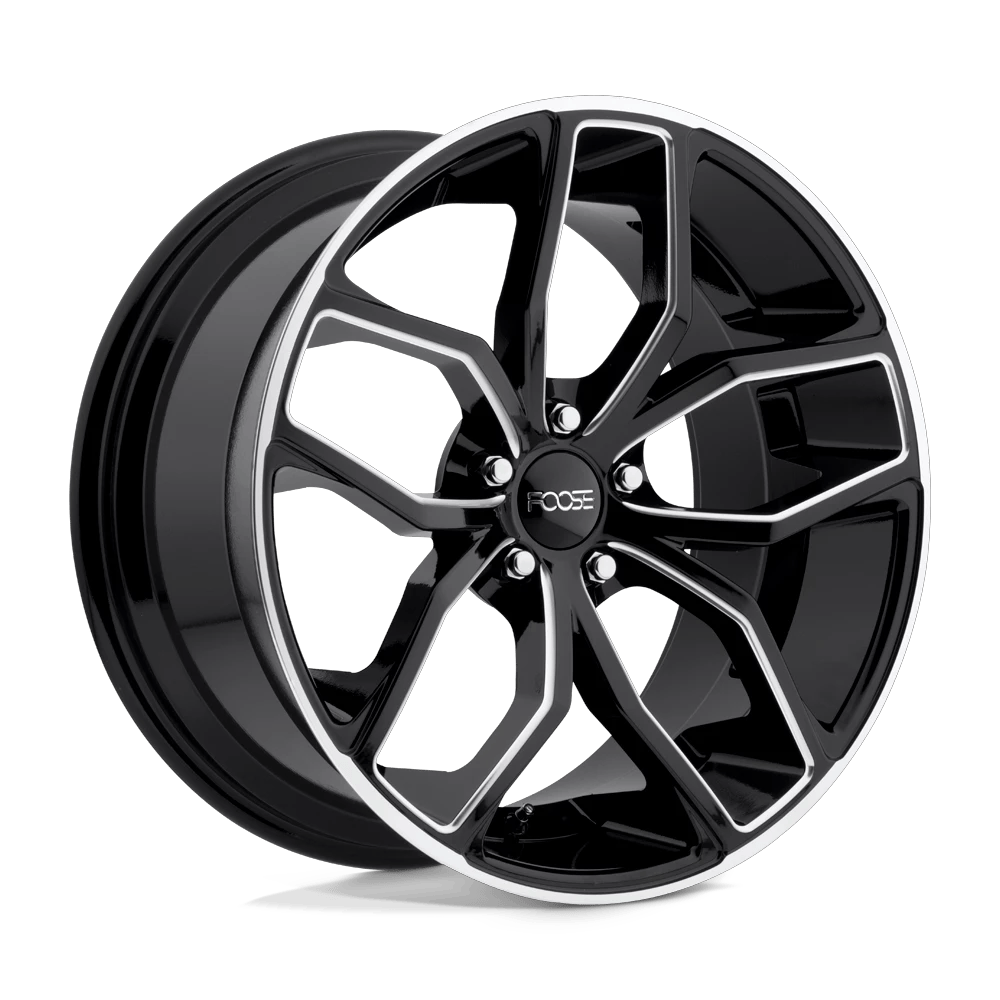 Foose 1PC F150 OUTCAST 20x10 ET40 5x120 Gloss Black Milled