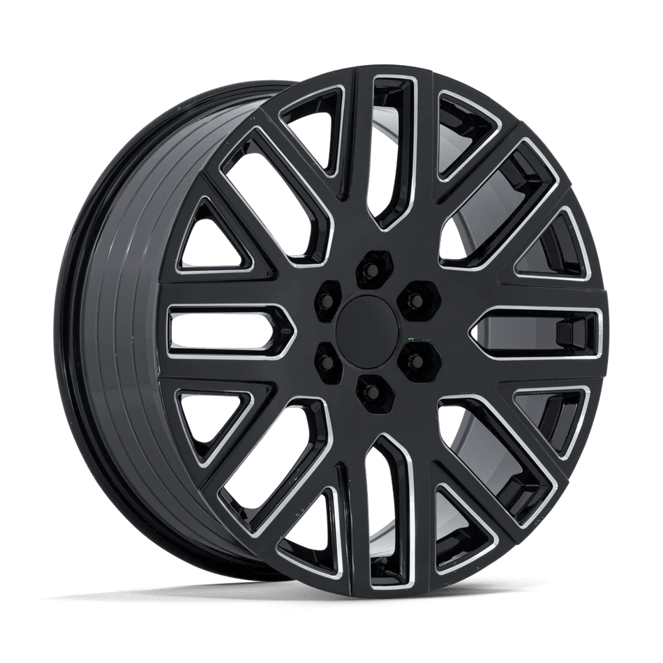 Performance Replicas PR231 24x10 ET31 6x139.7 Gloss Black Milled