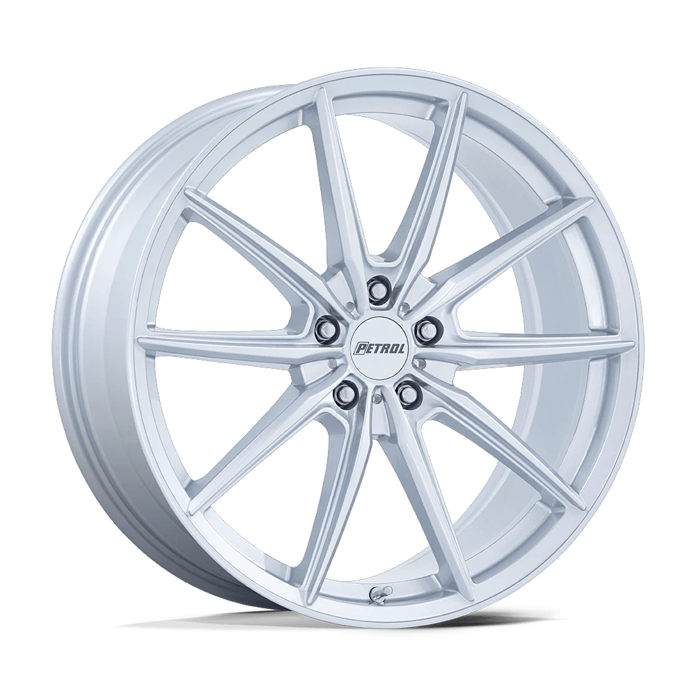 Petrol P4B 20x8.5 ET40 5x114.3 Gloss Silver
