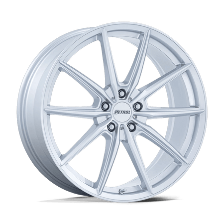 Petrol P4B 20x8.5 ET40 5x114.3 Gloss Silver