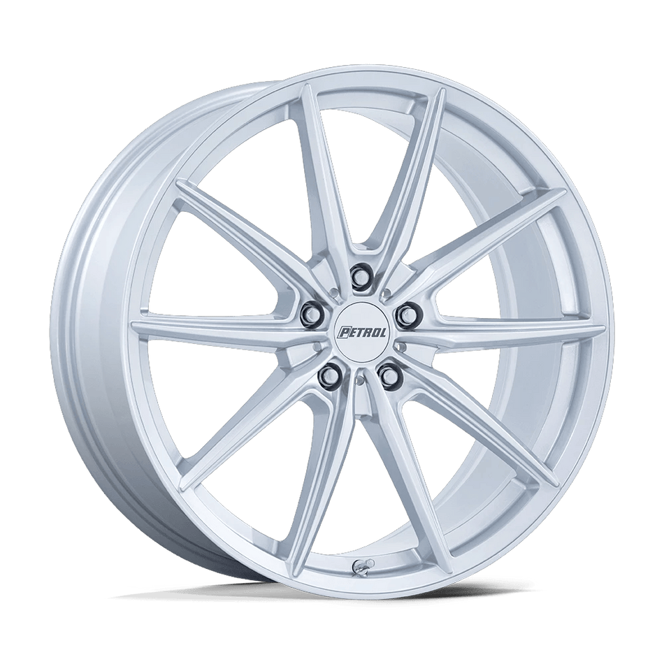 Petrol P4B 20x8.5 ET40 5x114.3 Gloss Silver