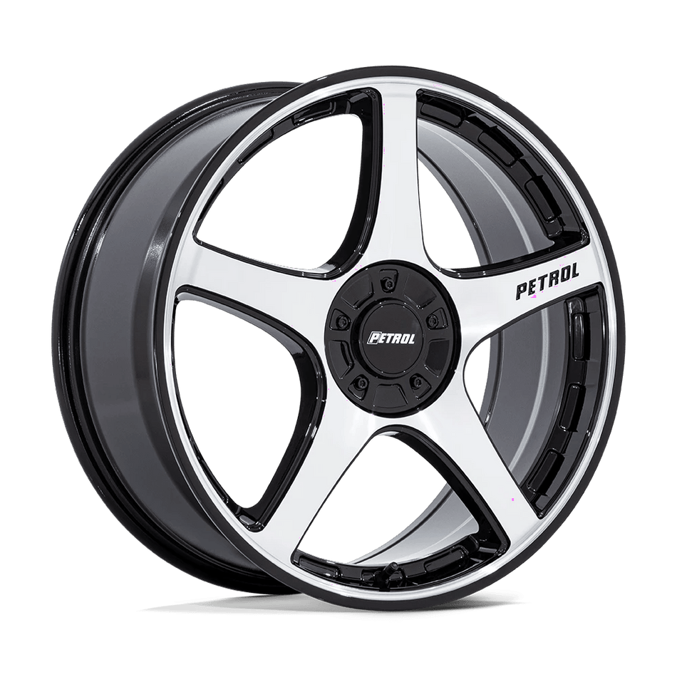 Petrol PE003 P2E 17x8 ET35 5x100/120 Gloss Black Machined