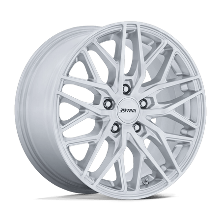 Petrol PE004 P3E 18x8 ET40 5x120 Machined w/ Brushed Gloss Silver