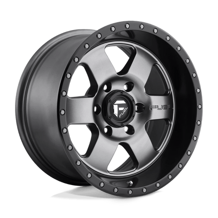Fuel 1PC D619 PODIUM 17x9 ET1 6x135 Matte Gunmetal Black Bead Ring