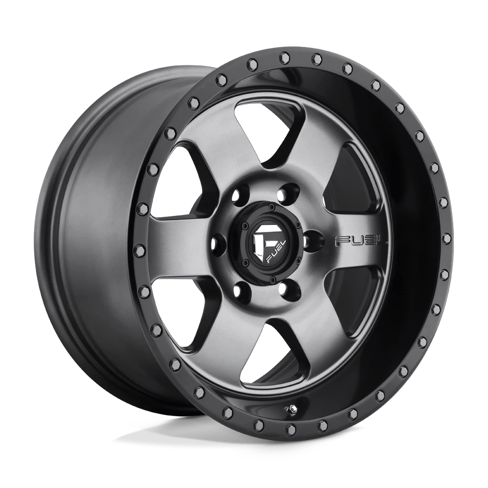 Fuel 1PC D619 PODIUM 18x9 ET1 5x127 Matte Gunmetal Black Bead Ring