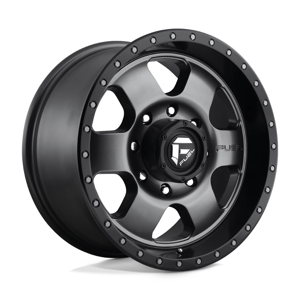Fuel 1PC D619 PODIUM 18x9 ET20 8x180 Matte Gunmetal Black Bead Ring