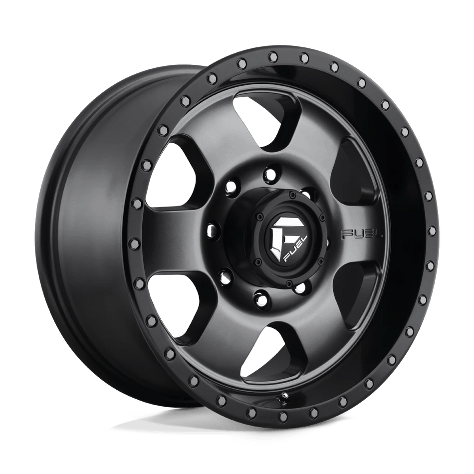 Fuel 1PC D619 PODIUM 18x9 ET20 8x180 Matte Gunmetal Black Bead Ring
