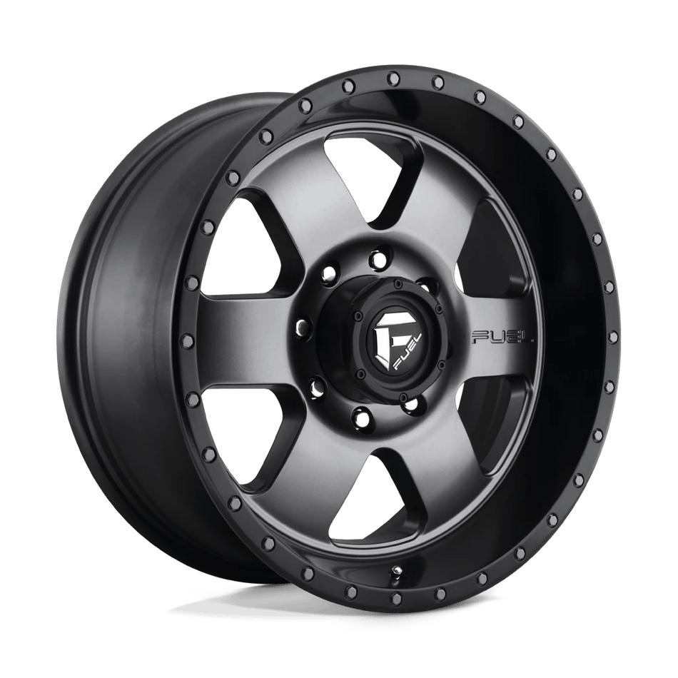 Fuel 1PC D619 PODIUM 20x9 ET1 8x170 Matte Gunmetal Black Bead Ring