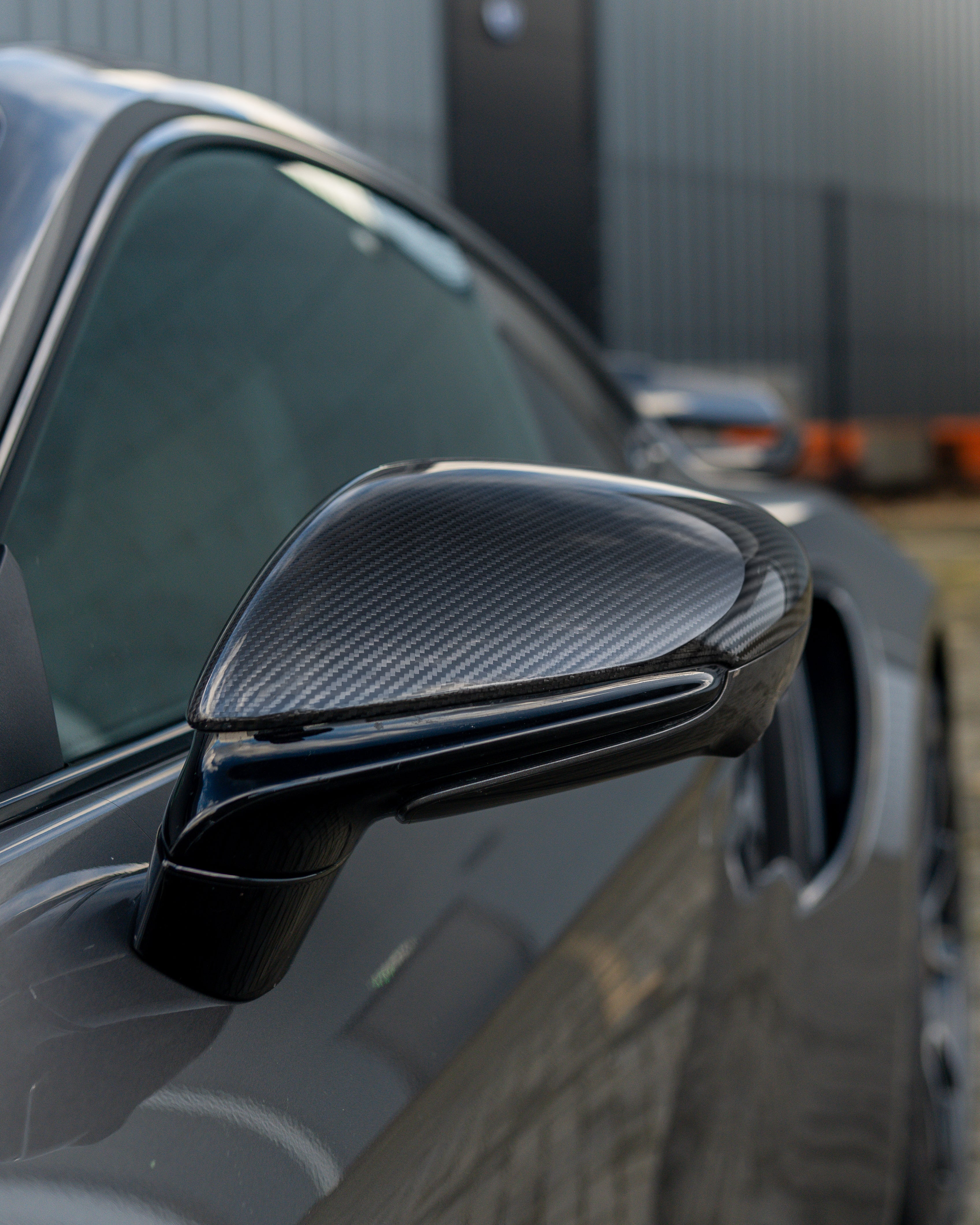PORSCHE 911 992 CARBON FIBRE MIRRORS - (RHD ONLY)-Accessories-CT CARBON-CT Carbon - High-quality carbon fiber and gloss black aerodynamic parts for premium sports and luxury vehicles.