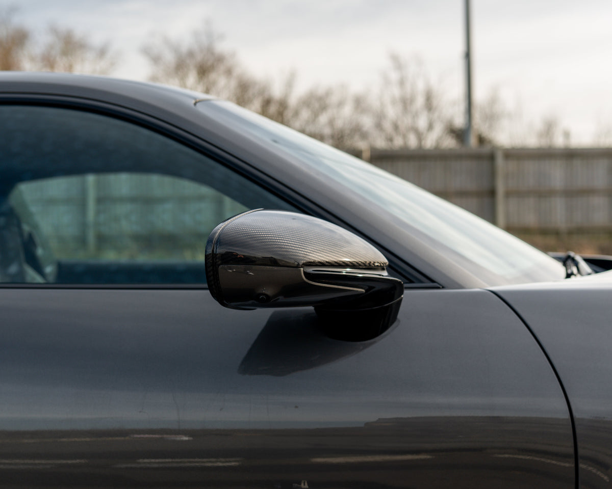 PORSCHE 911 992 CARBON FIBRE MIRRORS - (RHD ONLY)-Accessories-CT CARBON-CT Carbon - High-quality carbon fiber and gloss black aerodynamic parts for premium sports and luxury vehicles.