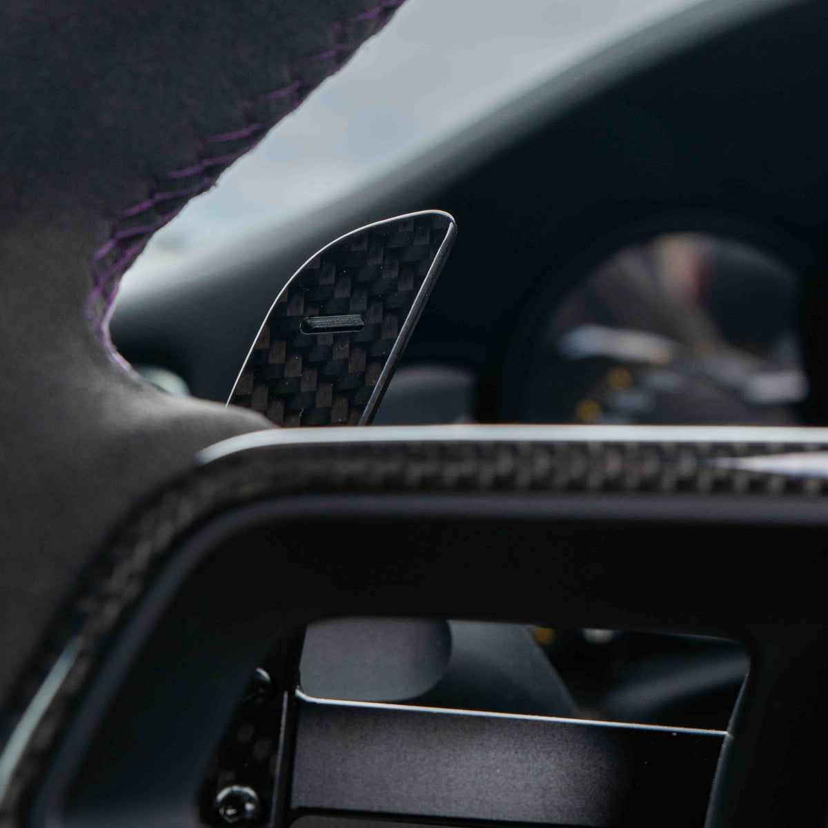 PORSCHE 911/CAYMAN/BOXSTER/CAYENNE/MACAN 2013+ MAGNETIC CARBON FIBRE PADDLES-Accessories-CT CARBON-CT Carbon - High-quality carbon fiber and gloss black aerodynamic parts for premium sports and luxury vehicles.