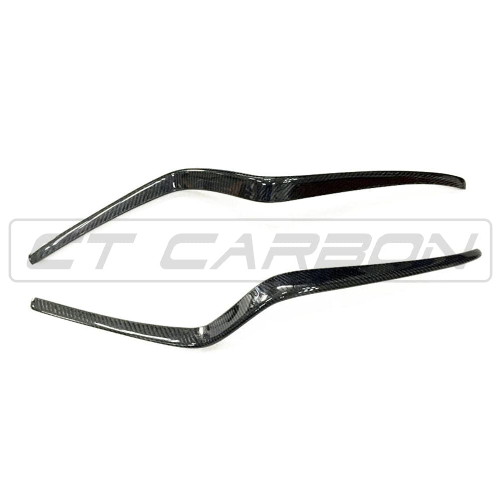 PORSCHE MACAN 14-17 CARBON FIBRE FRONT BUMPER TRIM-Accessories-CT CARBON-CT Carbon - High-quality carbon fiber and gloss black aerodynamic parts for premium sports and luxury vehicles.