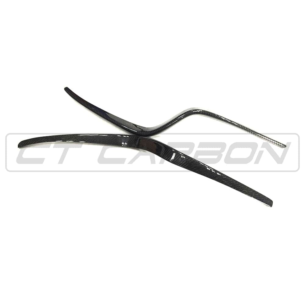 CT CARBON Bumper Corners PORSCHE MACAN 14-17 CARBON FIBRE FRONT BUMPER TRIM