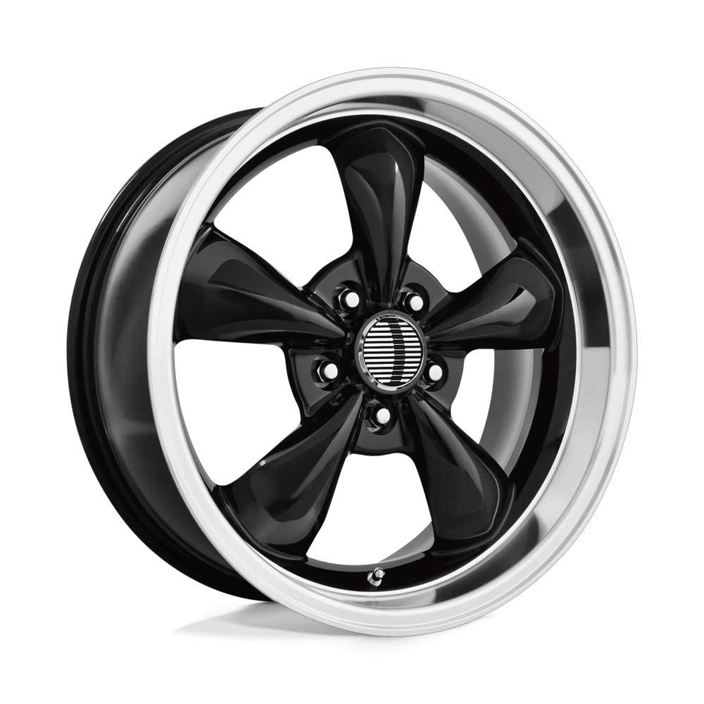 Performance Replicas PR106 18x10 ET45 5x114.3 Gloss Black w/ Machined Lip