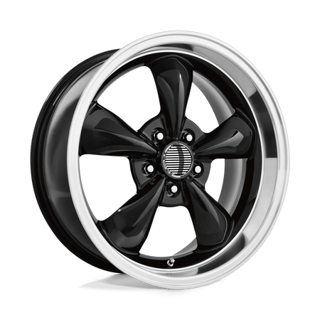 Performance Replicas PR106 18x10 ET45 5x114.3 Gloss Black w/ Machined Lip