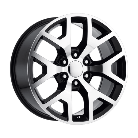 Performance Replicas PR169 20x9 ET27 6x139.7 Gloss Black w/ Machined Spokes