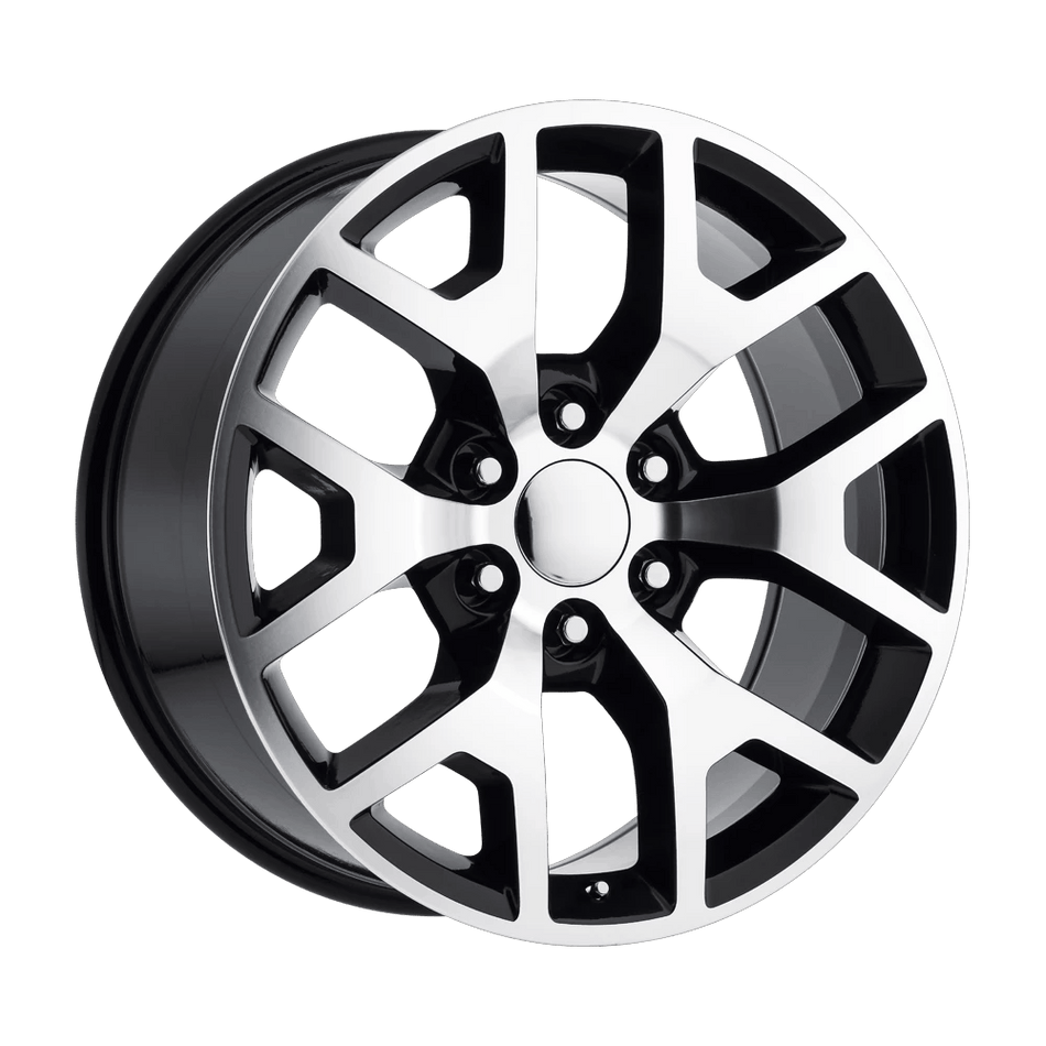 Performance Replicas PR169 22x9 ET28 6x139.7 Gloss Black w/ Machined Spokes