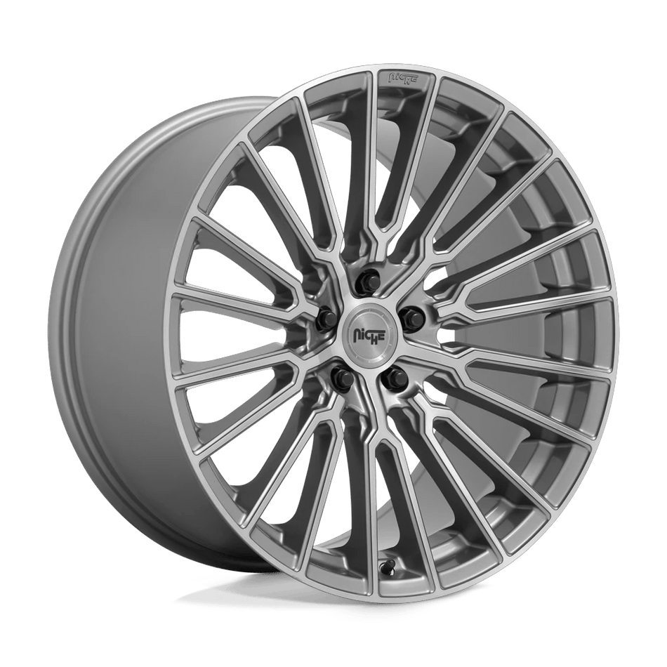 Niche 1PC M251 PREMIO 19x9.5 ET48 5x112 Platinum Brushed