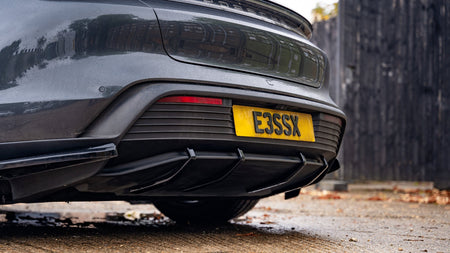 Porsche Taycan Pre Facelift - Rear Diffuser Fin Set