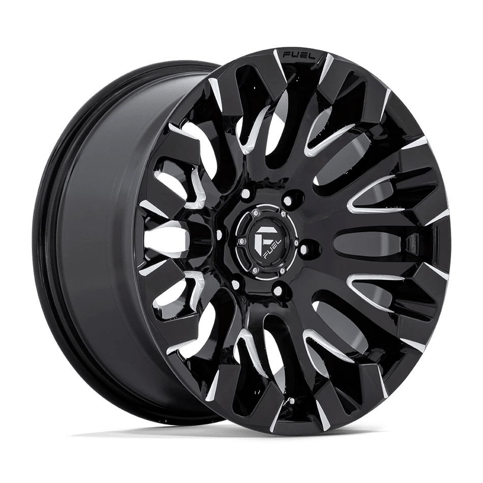 Fuel 1PC D828 QUAKE 18x9 ET1 6x139.7 Gloss Black Milled