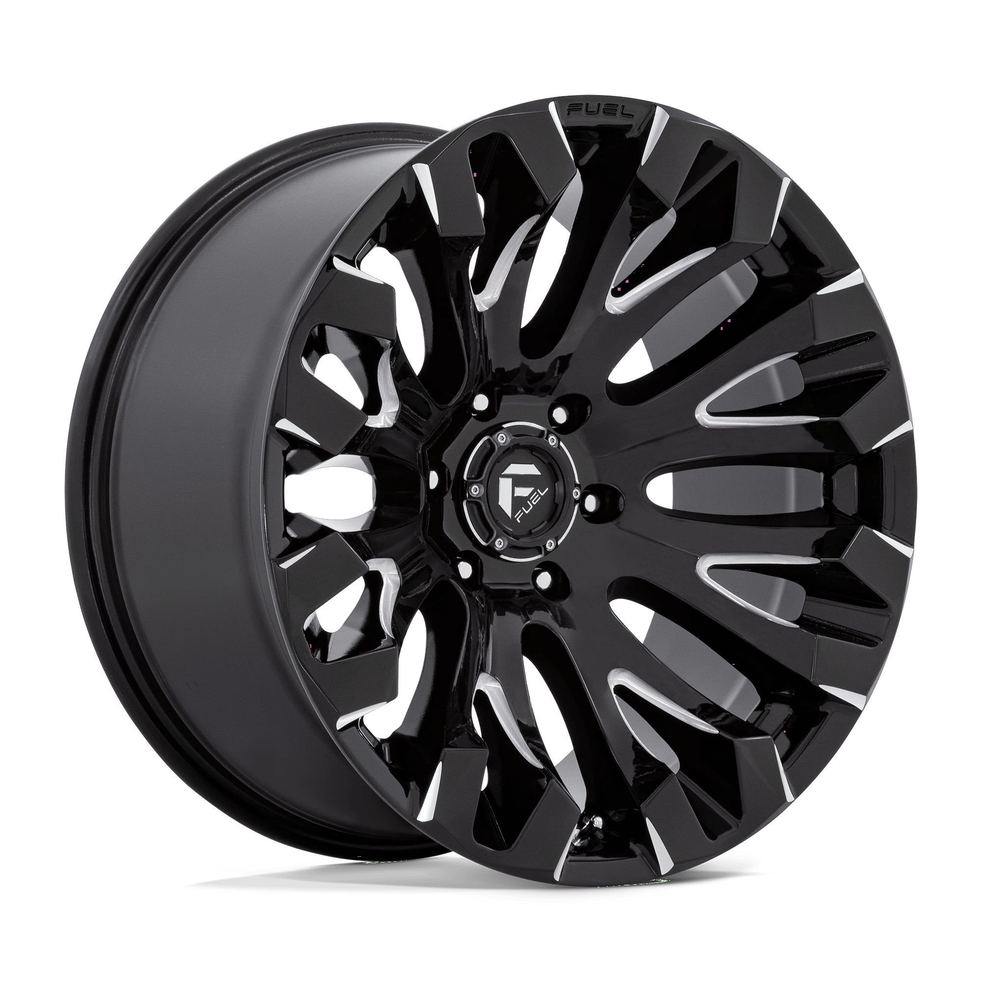 Fuel 1PC D828 QUAKE 20x9 ET1 5x139.7 Gloss Black Milled