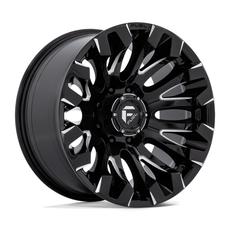 Fuel 1PC D828 QUAKE 20x10 ET-18 8x180 Gloss Black Milled