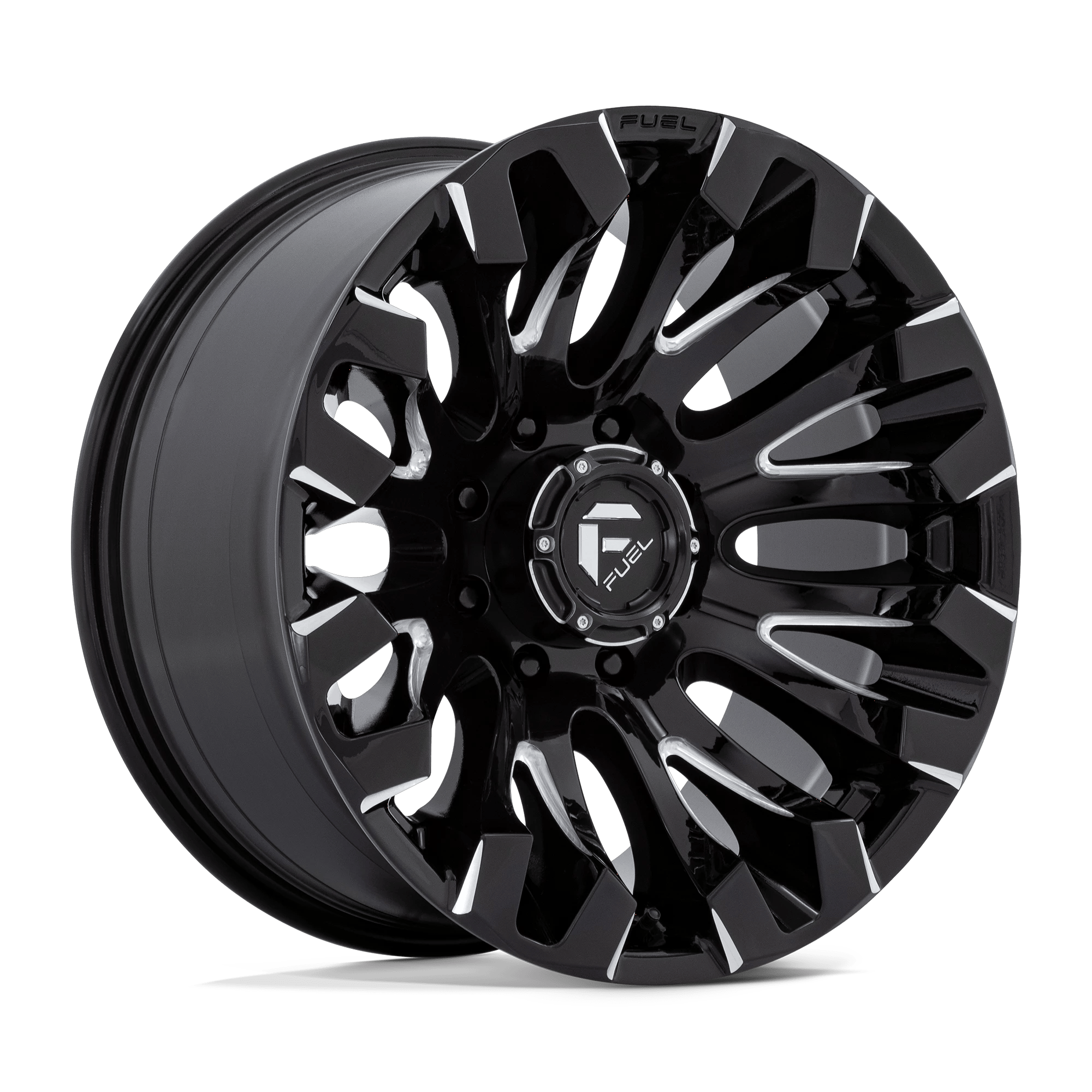 Fuel 1PC D828 QUAKE 20x10 ET-18 8x165.1 Gloss Black Milled