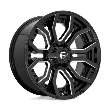 Fuel 1PC D711 RAGE 20x9 ET1 6x135/5.5 Gloss Black Milled