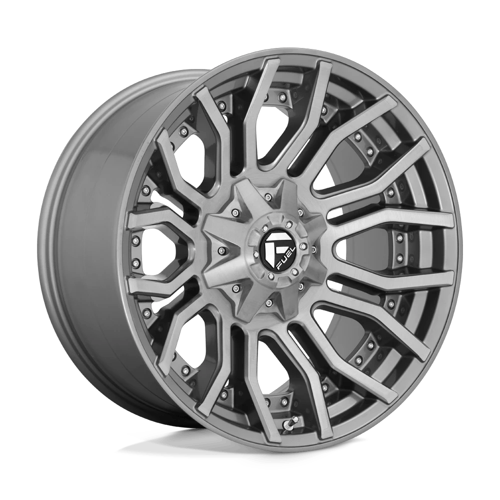 Fuel 1PC D713 RAGE PLATINUM 20x10 ET-18 8x180 Brushed Gunmetal