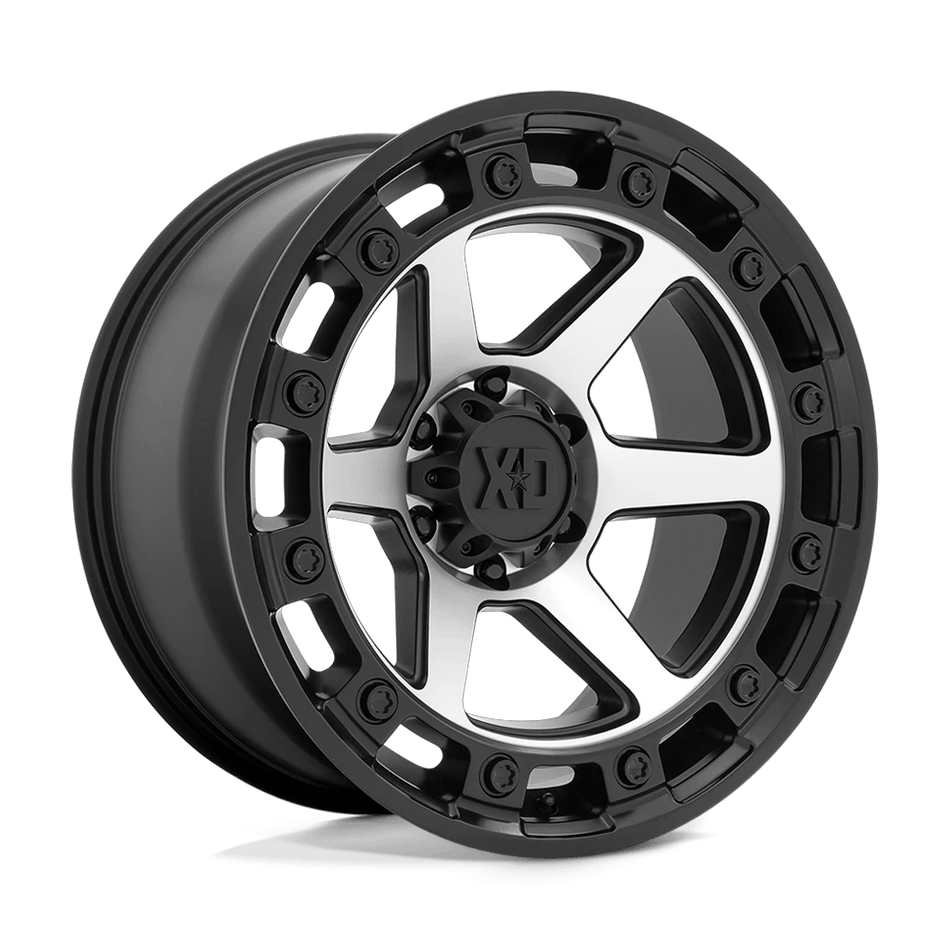 XD XD862 RAID 17x9 ET0 6x139.7 Satin Black Machined