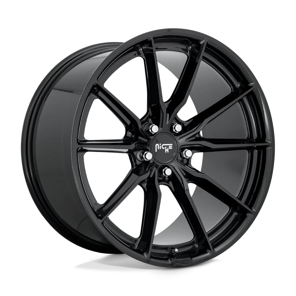 Niche 1PC M240 RAINIER 19x9.5 ET50 5x112 Gloss Black