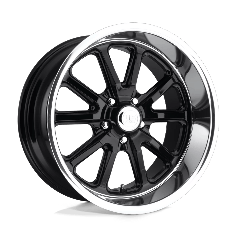 US Mag 1PC U121 RAMBLER 17x8 ET1 5x114.3 Gloss Black