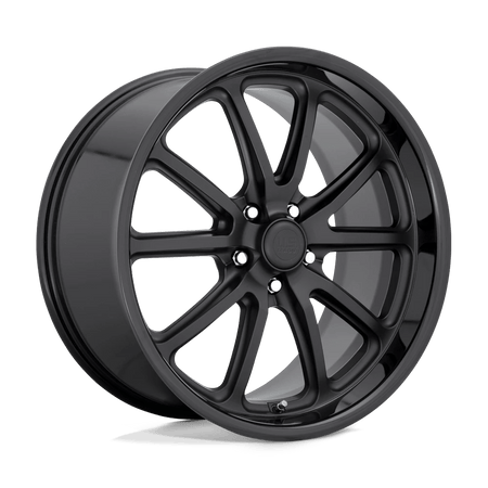 US Mag 1PC U123 RAMBLER 18x8 ET1 5x120.6 Gloss Black Matte Black