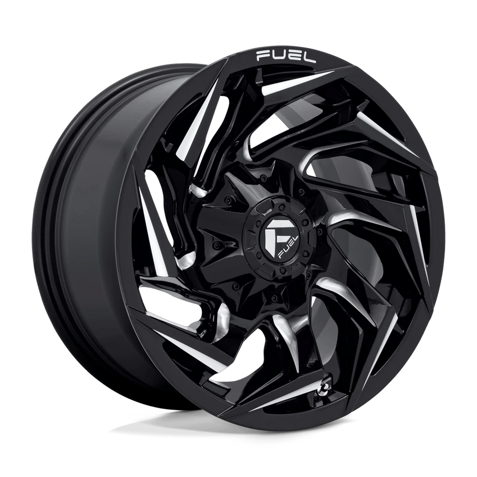 Fuel 1PC D753 REACTION 22x12 ET-44 6x135/5.5 Gloss Black Milled