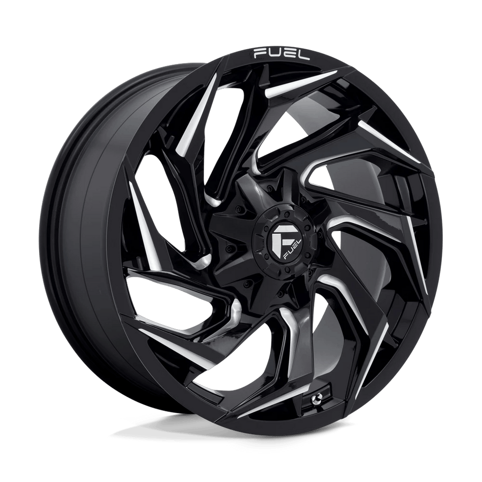 Fuel 1PC D753 REACTION 20x9 ET20 8x170 Gloss Black Milled